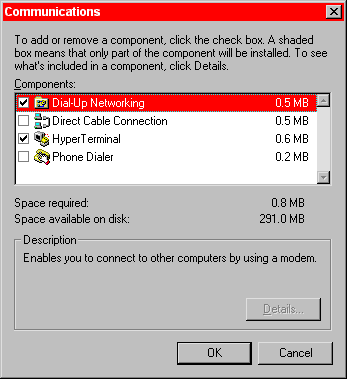 Dial-up Networking